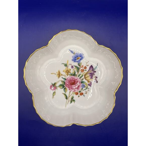 Vintage Royal Worcester Witley Garden Fine Bone China scalloped Dish - Picture 7 of 12